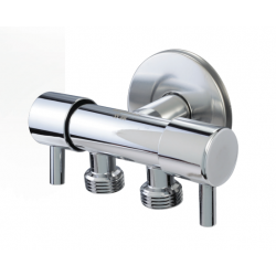 Διακόπτης Διπλός για Σετ Μπιντέ Acquanet 01-03-0012 Χρωμέ